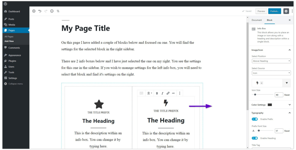 Getting Started with Spectra Spectra Block Settings