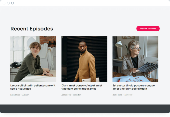 core block layouts in action