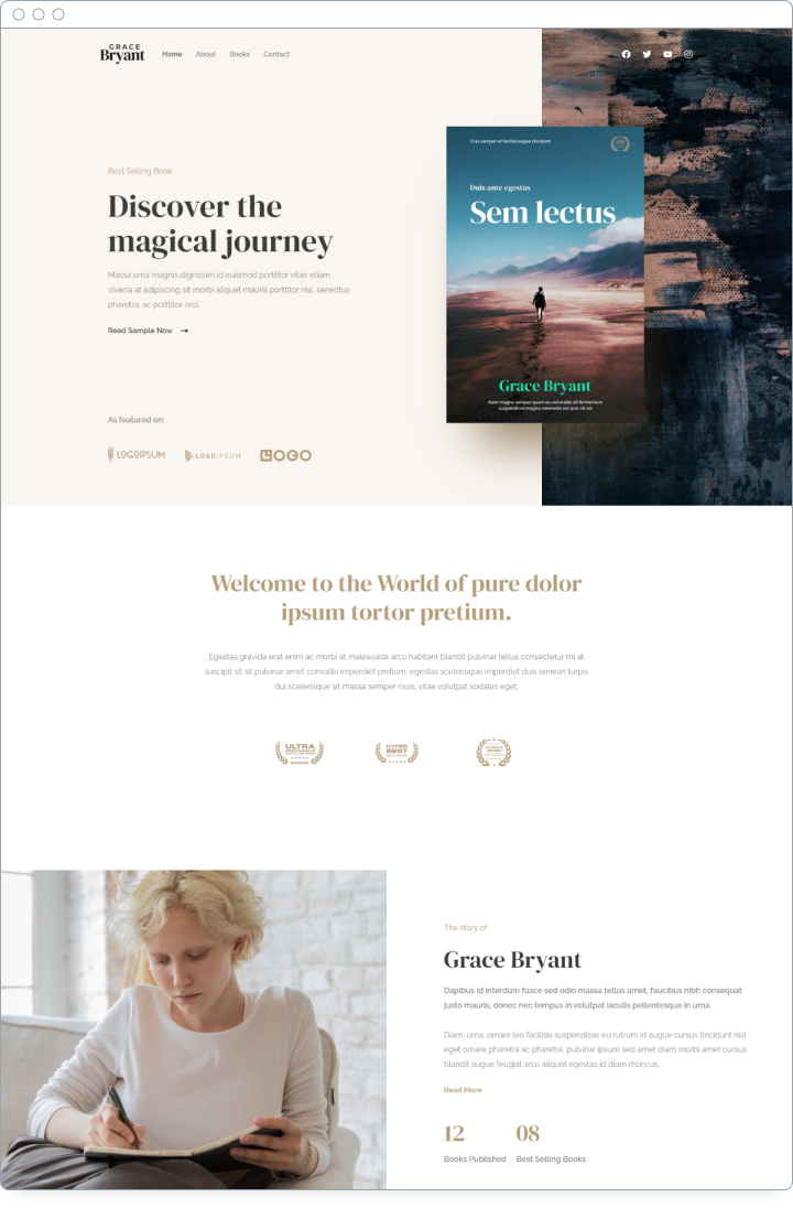 Homepage made with Spectra