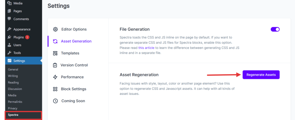 Spectra Regenerate Assessts 1024x418
