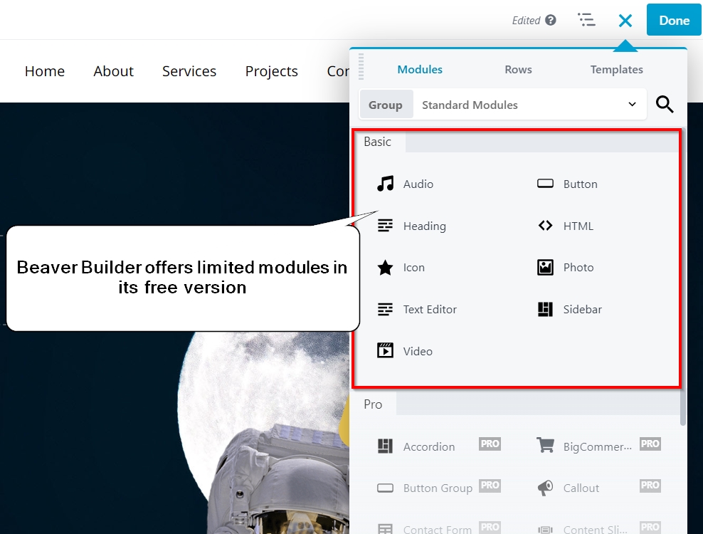 Beaver Builder vs Elementor vs Spectra: Which one is best for you? beaver builder free version modules