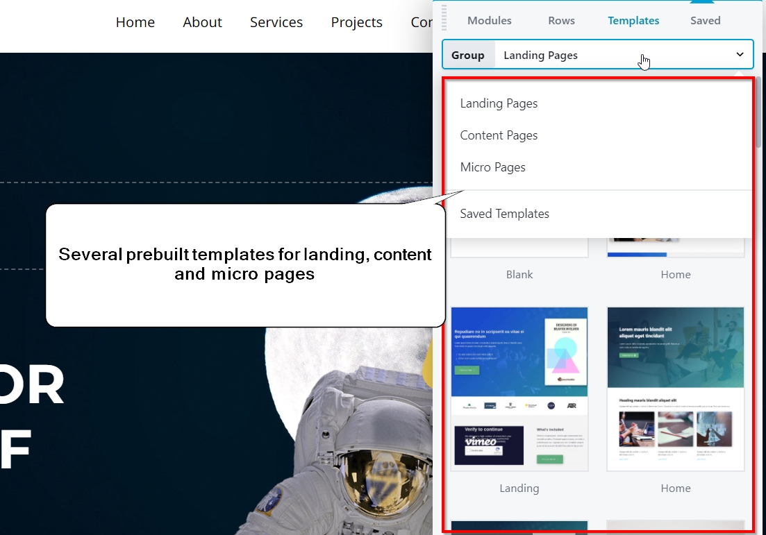 Beaver Builder vs Elementor vs Spectra: Which one is best for you? beaver builder premium version prebuilt templates
