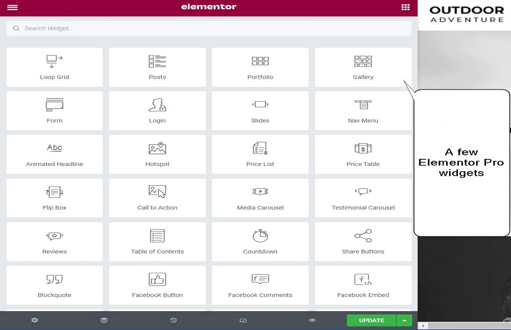 Beaver Builder vs Elementor vs Spectra: Which one is best for you? elementor pro widgets
