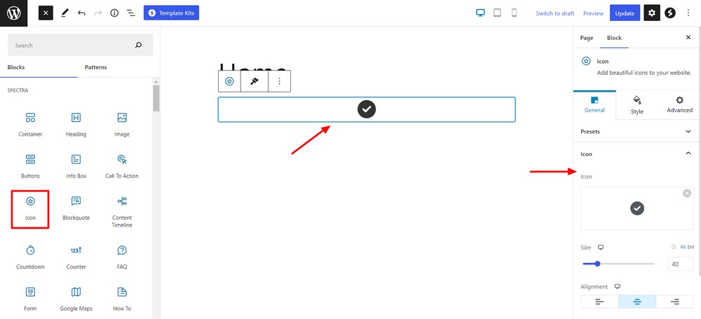 Introducing Spectra 2.4.0 🎉 Spectra Icon block