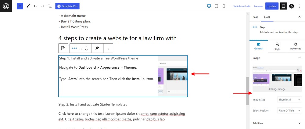 How to add how to schema to your WordPress website for free Add step image