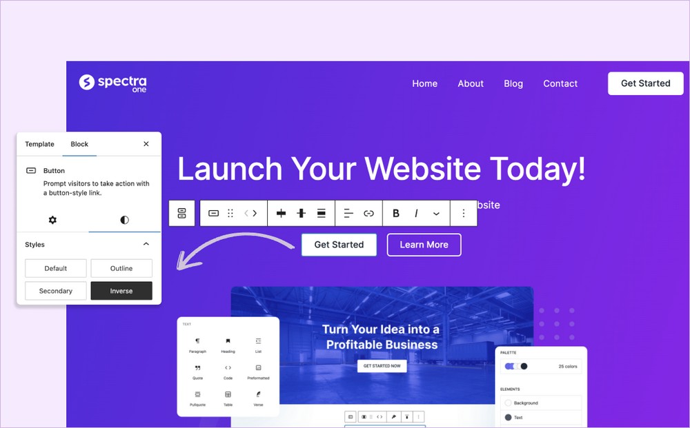 Introducing Spectra One: A Block Theme For Site Editing Block styling