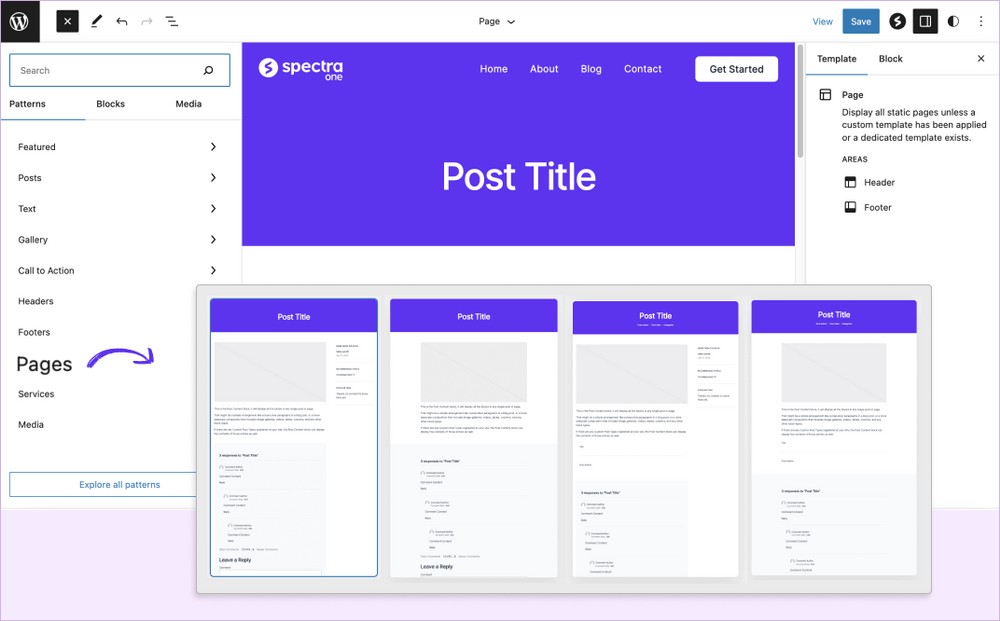 Introducing Spectra One: A Block Theme For Site Editing Post title