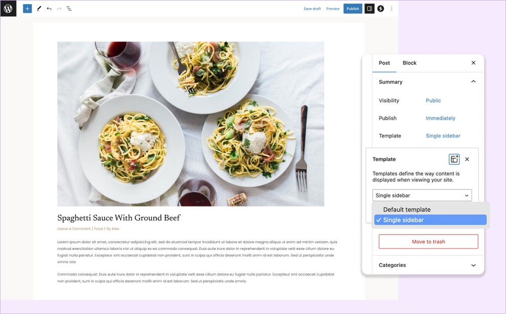 Introducing Spectra One: A Block Theme For Site Editing Sidebar support