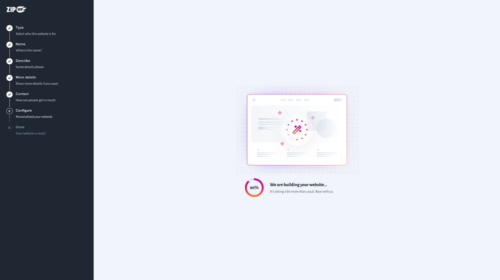 ZipWP AI website builder is changing the way websites are made ZipWP working