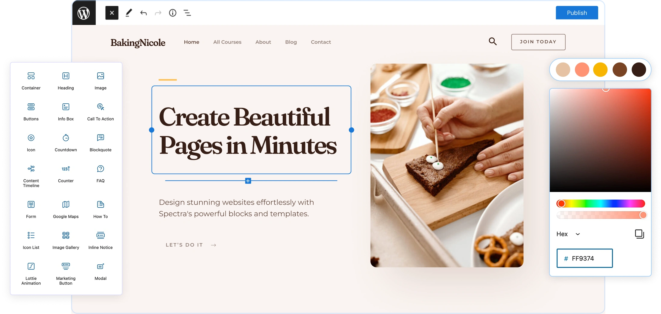 Designed for Everyone Spectra interface designed for all users.